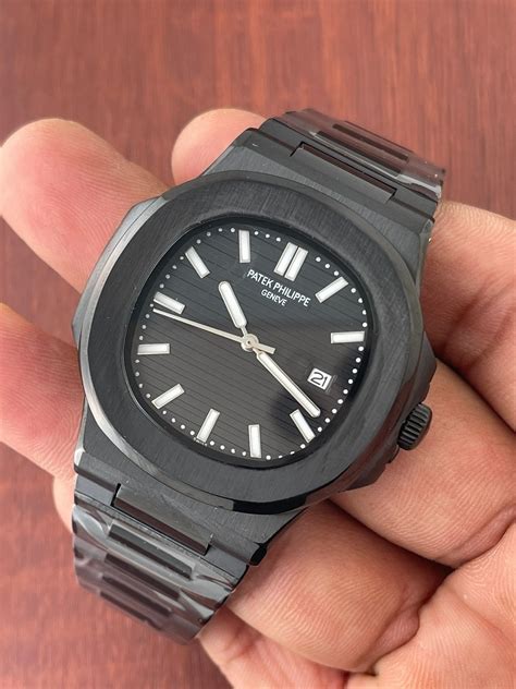 patek black|black patek philippe nautilus.